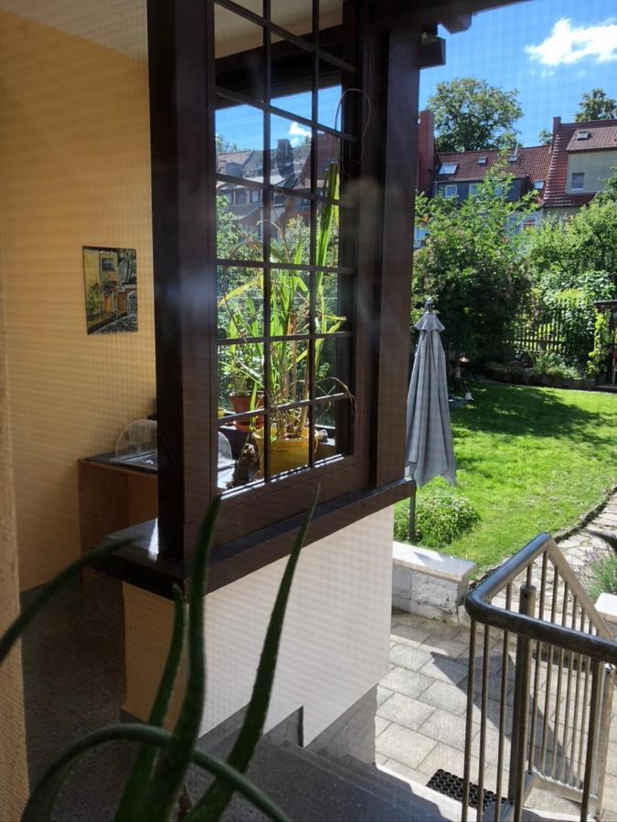 Ferienwohnung An Der Gruenen Clara Erfurt Esterno foto