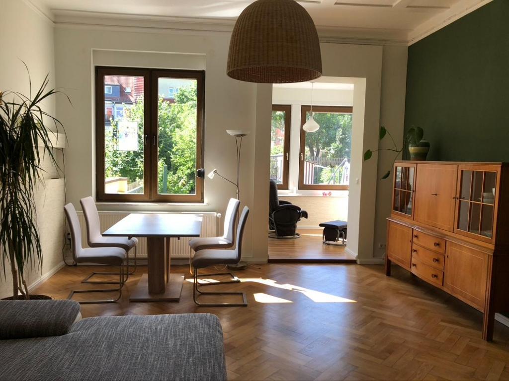 Ferienwohnung An Der Gruenen Clara Erfurt Esterno foto
